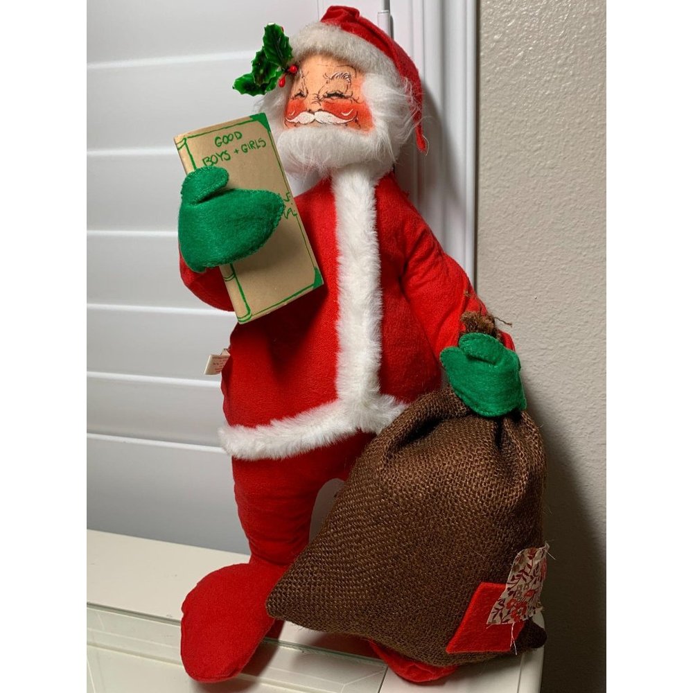 AnnaLee 1971: Santa Gift List & Sack